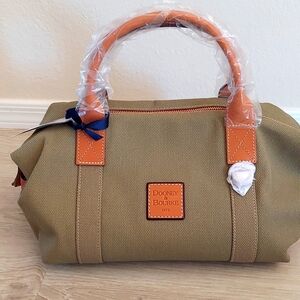 Dooney & Bourke Khaki Duffel-style Satchel